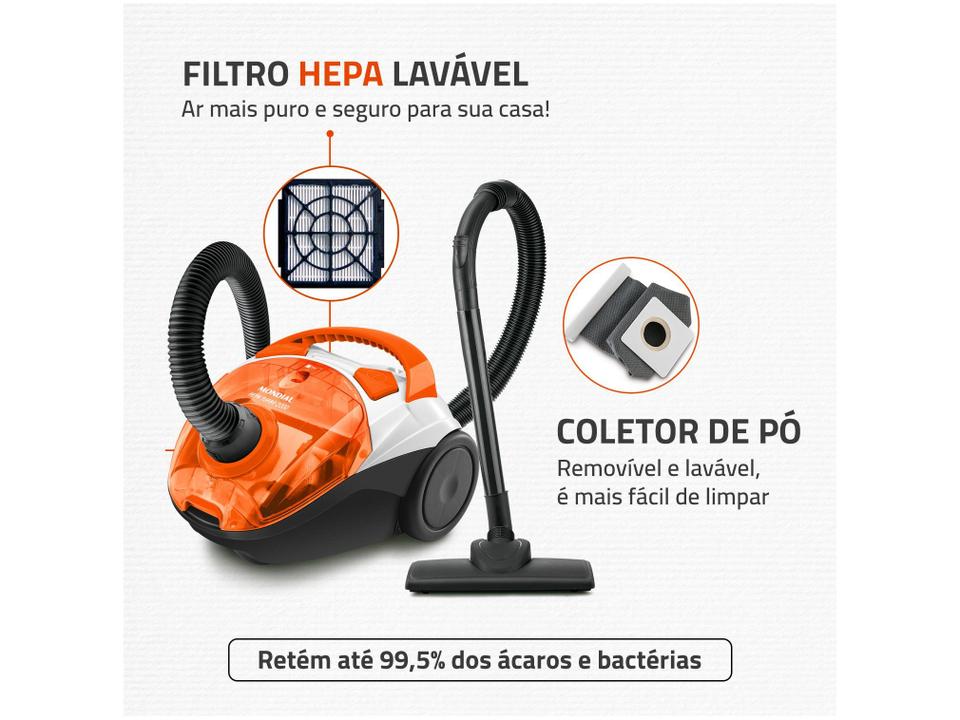 Aspirador de Pó Mondial Filtro HEPA 1500W - 2