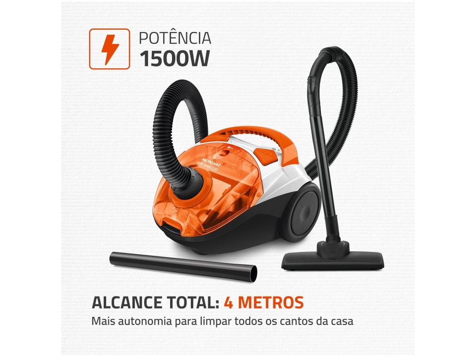 Aspirador de Pó Mondial Filtro HEPA 1500W - 1