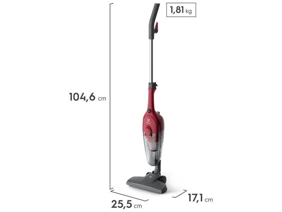 Aspirador de Pó Portátil e Vertical Electrolux 1100W STK13 Vermelho - 1