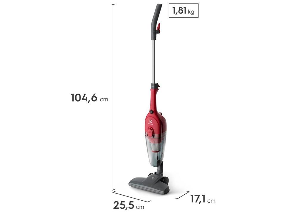 Aspirador de Pó Portátil e Vertical Electrolux 1100W STK13 Vermelho - 3