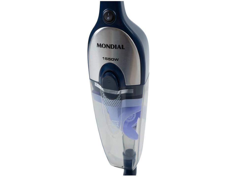 Aspirador de Pó Portátil Vertical Mondial com Filtro HEPA 1550W Turbo Cycle Azul Escuro - 7
