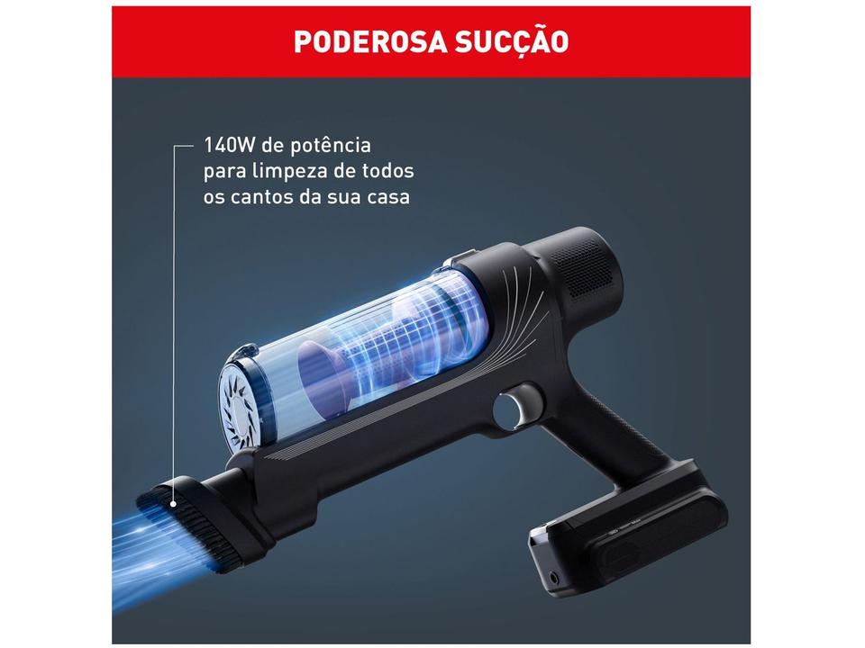 Aspirador de Pó Vertical e Portátil Arno sem Fio a Bateria 140W X-Pert RH6A - 3