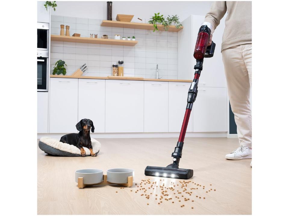 Aspirador de Pó Vertical e Portátil Arno sem Fio a Bateria 250W X-Force Flex 9.60 RH20 Vermelho - 17