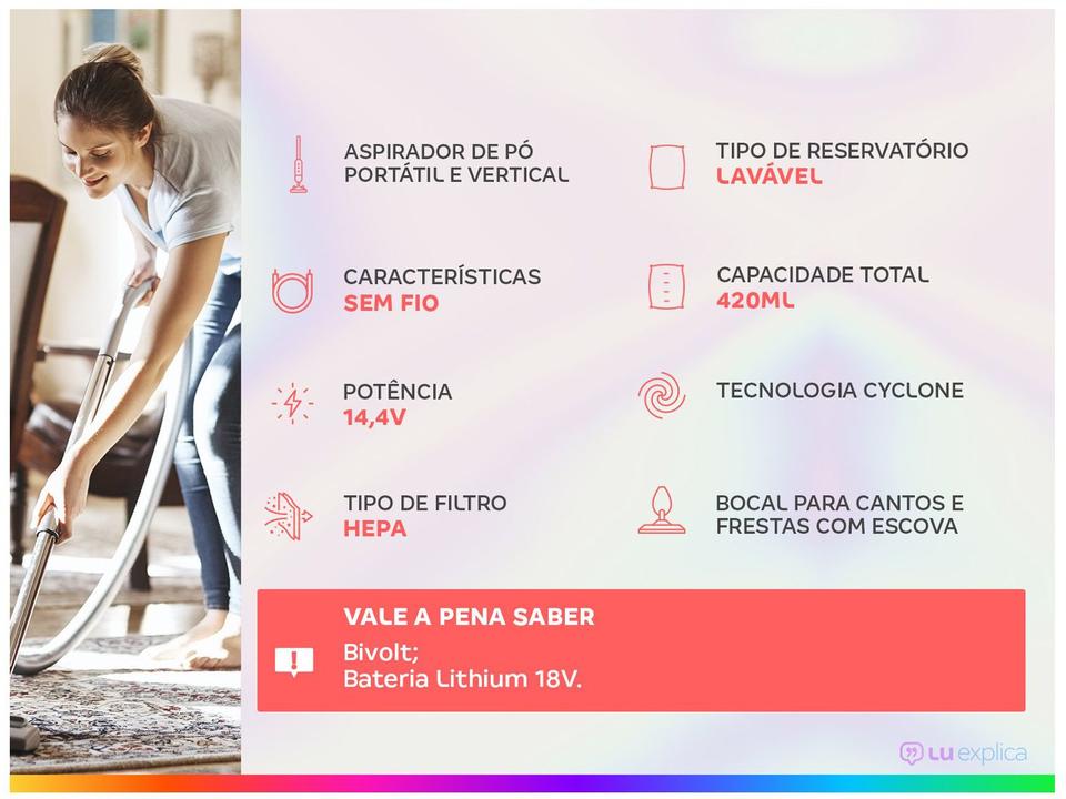 Aspirador de Pó Vertical e Portátil Electrolux - 10