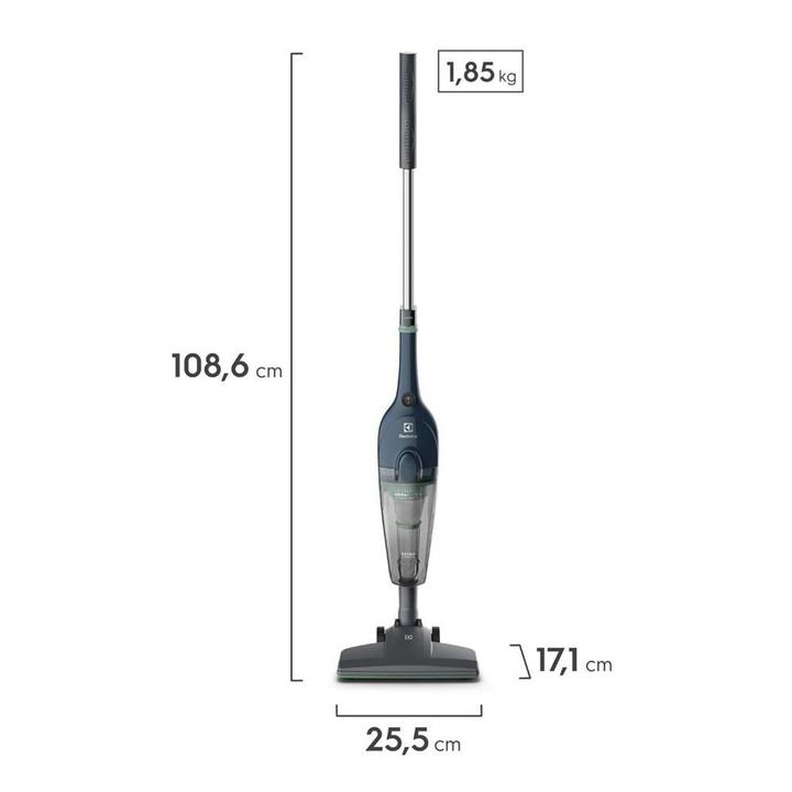 Aspirador de Pó Vertical e Portátil Electrolux Filtro HEPA 1450W Plus STK14 Denim Blue - 1