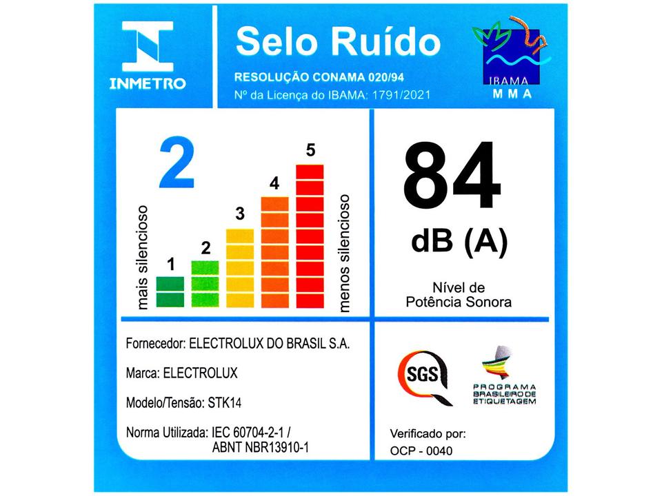 Aspirador de Pó Vertical e Portátil Electrolux Filtro HEPA 1450W Plus STK14 Denim Blue - 13