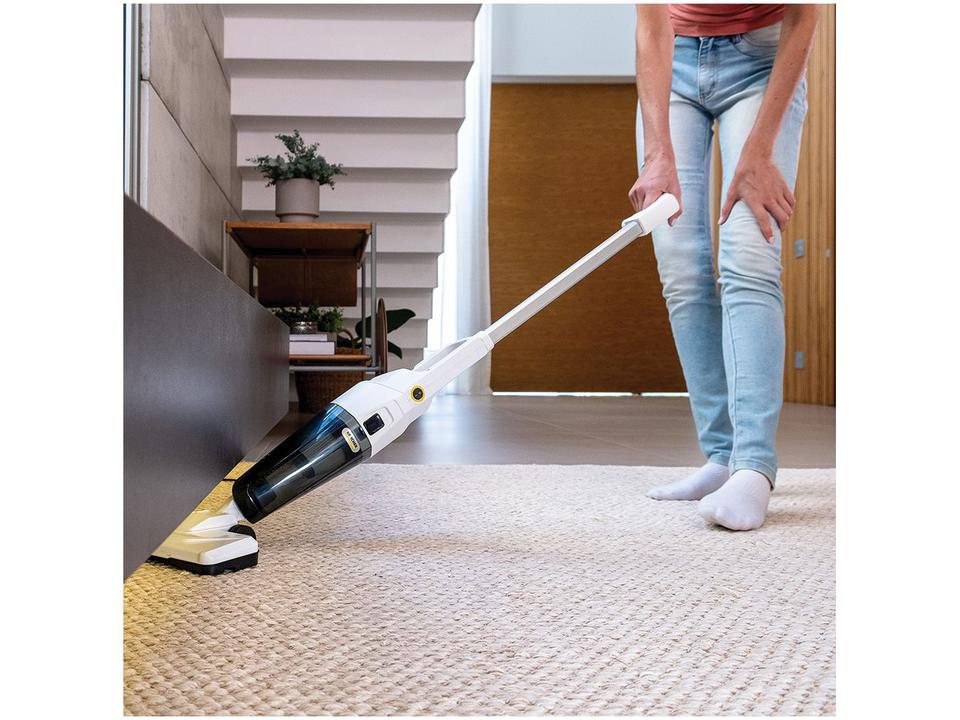 Aspirador de Pó Vertical Karcher Stick 2 em 1 com Filtro HEPA 1000W Branco - 1