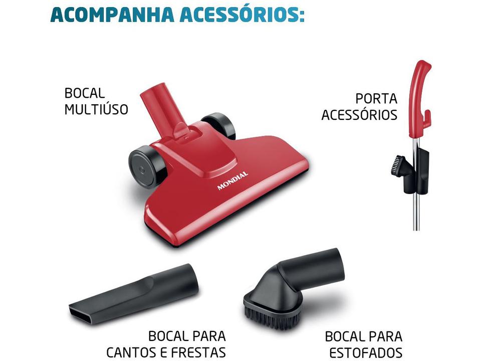 Aspirador de Pó Vertical Mondial 1100W - 5