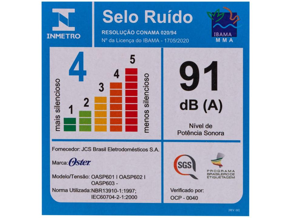 Aspirador de Pó Vertical Oster 600W Cooper Clean OASP601 2 em 1 - 14