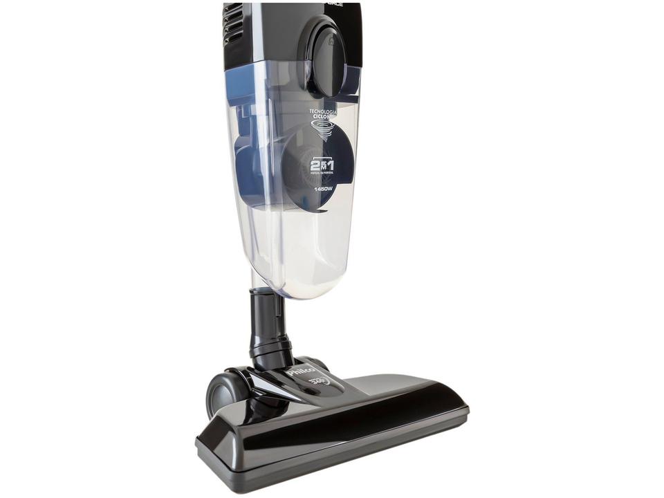 Aspirador de Pó Vertical Philco Filtro Ciclone 1450W PAS1600P Preto - 6