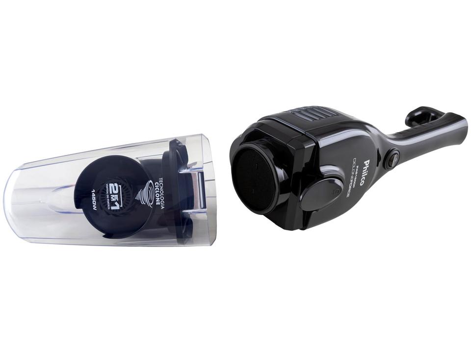 Aspirador de Pó Vertical Philco Filtro Ciclone 1450W PAS1600P Preto - 9