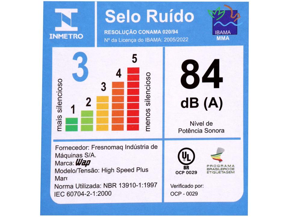 Aspirador de Pó Wap Filtro HEPA 1350W - 14