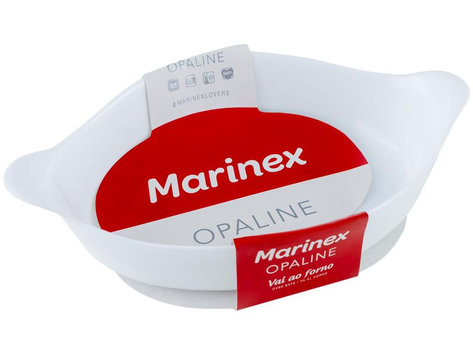 Assadeira de Vidro Oval 34cm Marinex Opaline - 7