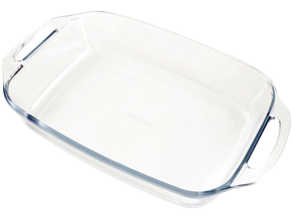 Assadeira de Vidro Retangular com Alças Marinex Seletta - 5