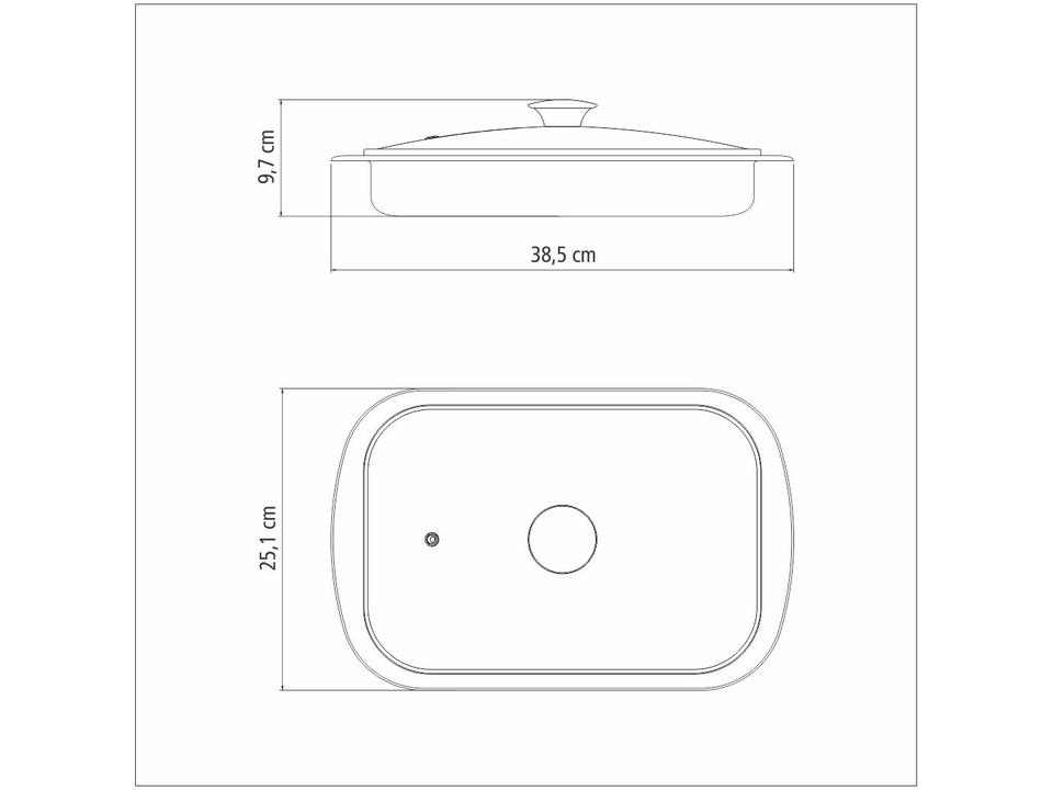 Assadeira Inox Inox Tramontina Cosmos 61315/394 - 5