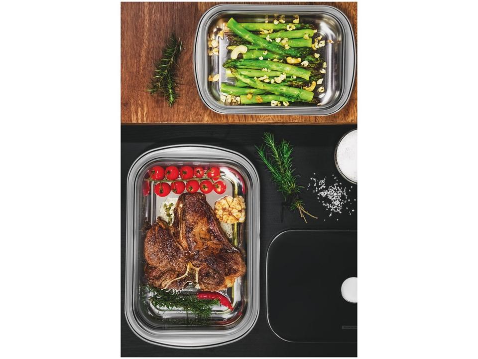 Assadeira Tramontina Retangular de Aço - 3