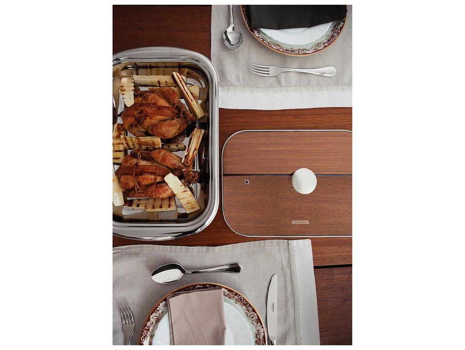 Assadeira Tramontina Retangular de Aço Cosmos 61315344 - 1