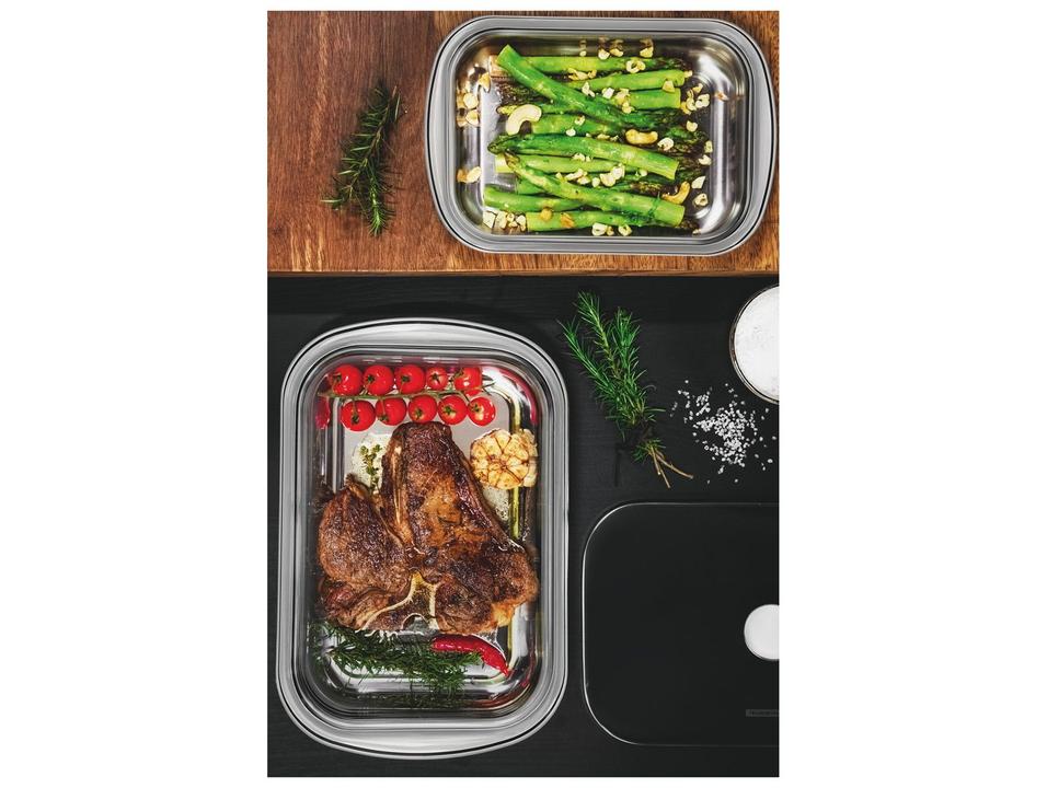 Assadeira Tramontina Retangular de Aço Cosmos 61315344 - 2