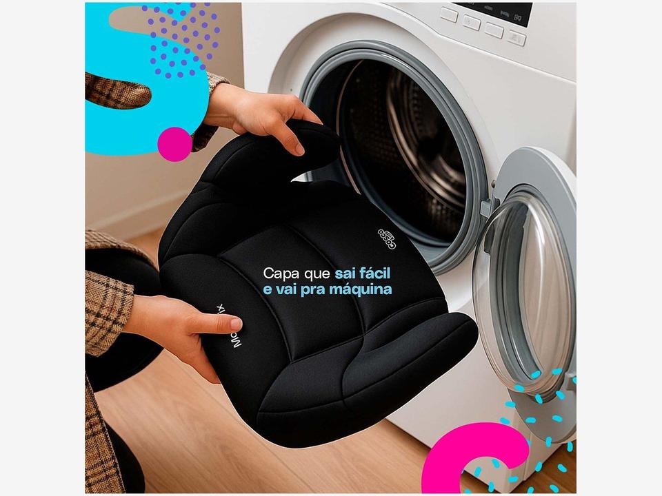 Assento de Elevação Cosco Kids Moon Fix 15 a 36kg Preto - 4