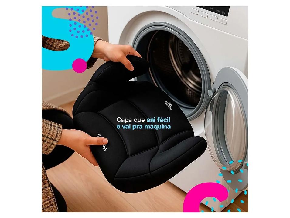 Assento de Elevação Cosco Kids Moon Fix 15 a 36kg Preto - 3