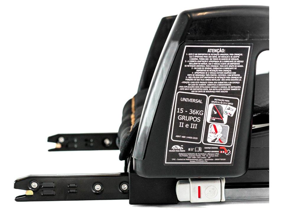 Assento de Elevação Galzerano Potenza Fix até 36kg Preto - 9