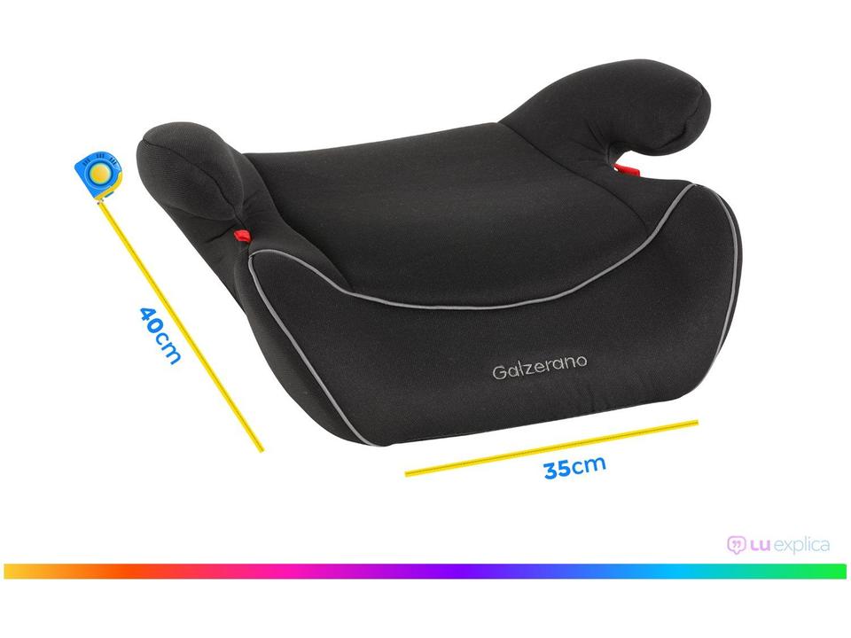 Assento de Elevação Galzerano York 0 a 36kg Preto - 2