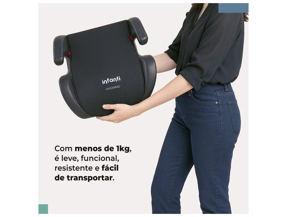 Assento de Elevação Infanti Andiamo 15 a 36kg Preto - 2
