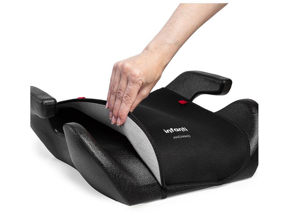 Assento de Elevação Infanti Andiamo 15 a 36kg Preto - 7