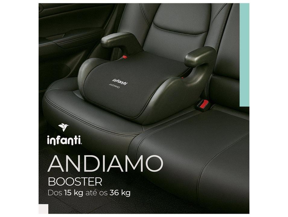 Assento de Elevação Infanti Andiamo 15 a 36kg Preto - 1