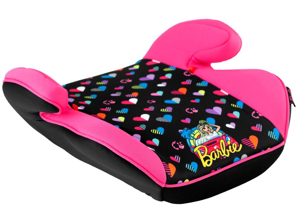 Assento de Elevação Multikids Baby Booster - Hot Barbie Classic 22 a 36kg Preto e Rosa - 2