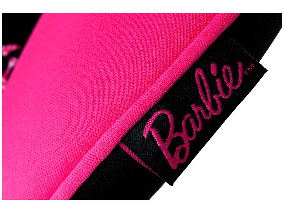 Assento de Elevação Multikids Baby Booster - Hot Barbie Classic 22 a 36kg Preto e Rosa - 4