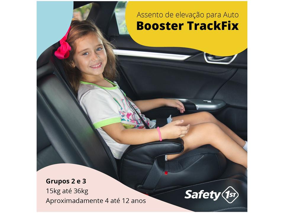 Assento de Elevação Safety 1st Booster TrackFix com Base Isofix até 36kg Preto - 7