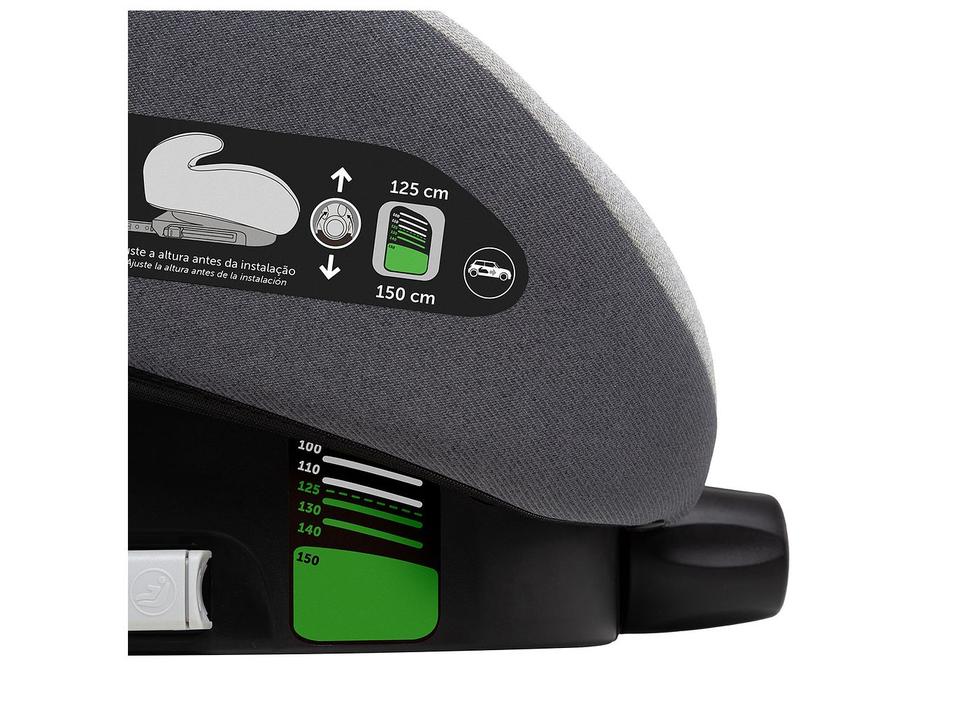 Assento de Elevação Safety 1st Elev i-Size Altura Regulável 15 a 36kg Cinza - 13