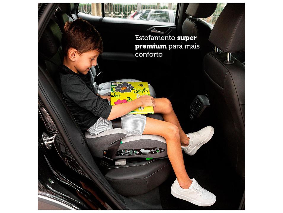 Assento de Elevação Safety 1st Elev i-Size Altura Regulável 15 a 36kg Cinza - 5