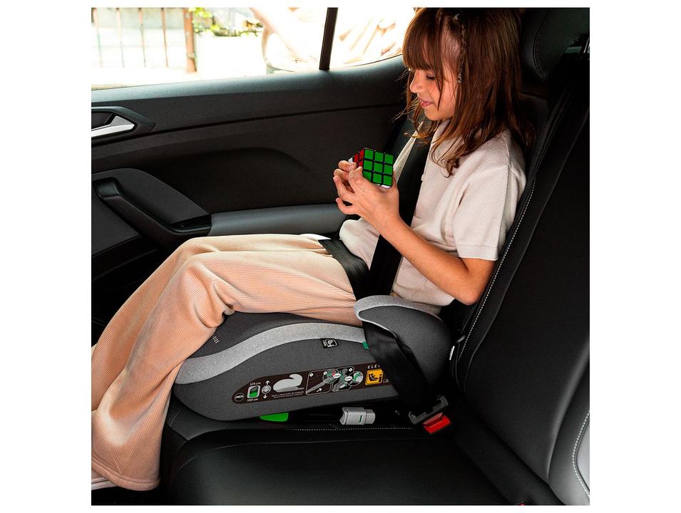 Assento de Elevação Safety 1st Elev i-Size Altura Regulável 15 a 36kg Cinza - 16