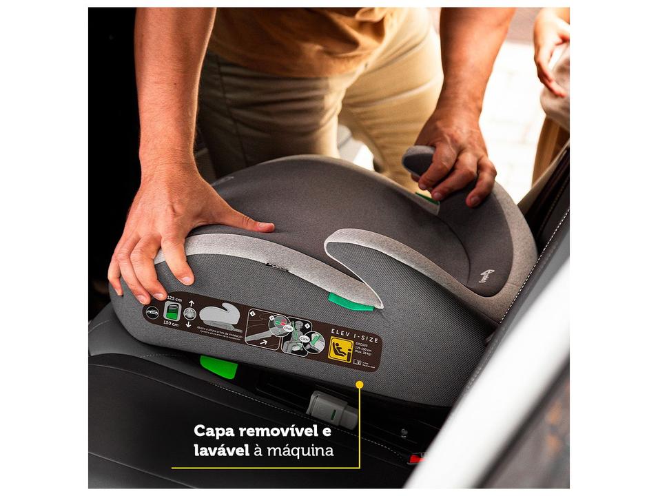 Assento de Elevação Safety 1st Elev i-Size Altura Regulável 15 a 36kg Preto - 6