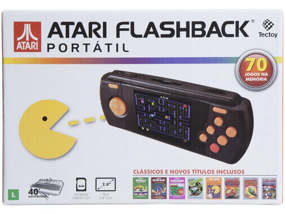 Atari Flashback 8 Portátil Tectoy - com 70 Jogos - 7