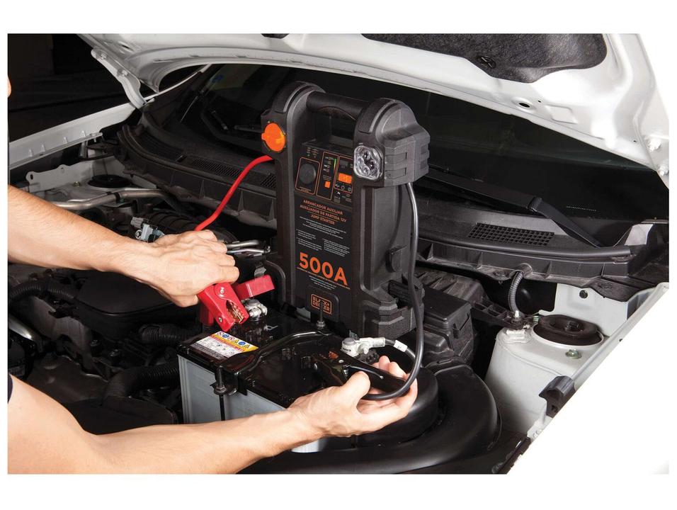 Auxiliar de Partida Portátil Black+Decker 500A 12V - 1