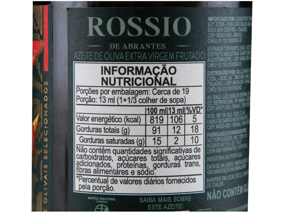 Azeite de Oliva Extravirgem Casa Gallo Master Blenders Rossio de Abrantes 250ml - 6