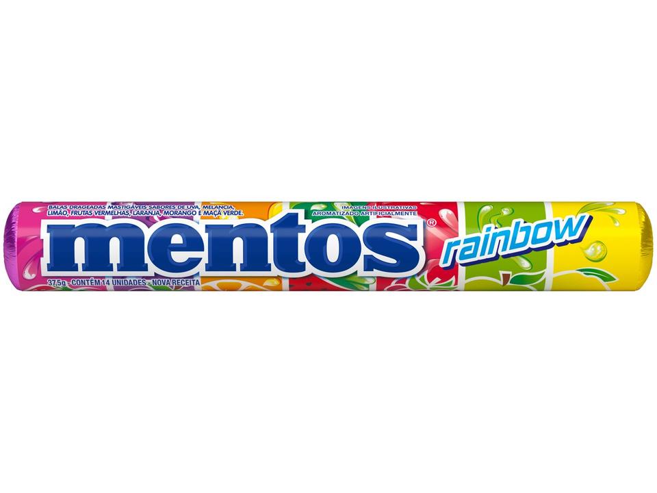 Bala Mastigável Mentos Rainbow Display 600g 16 Unidades - 3
