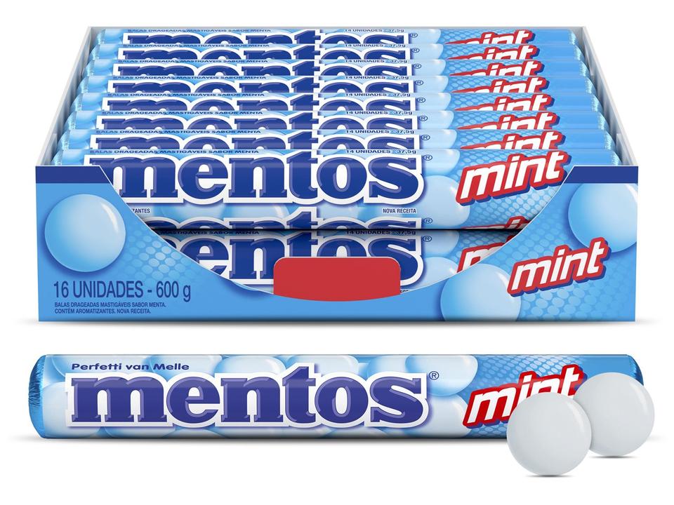 Bala Mentos Mint Mint 608g Display 16 Unidades - 3