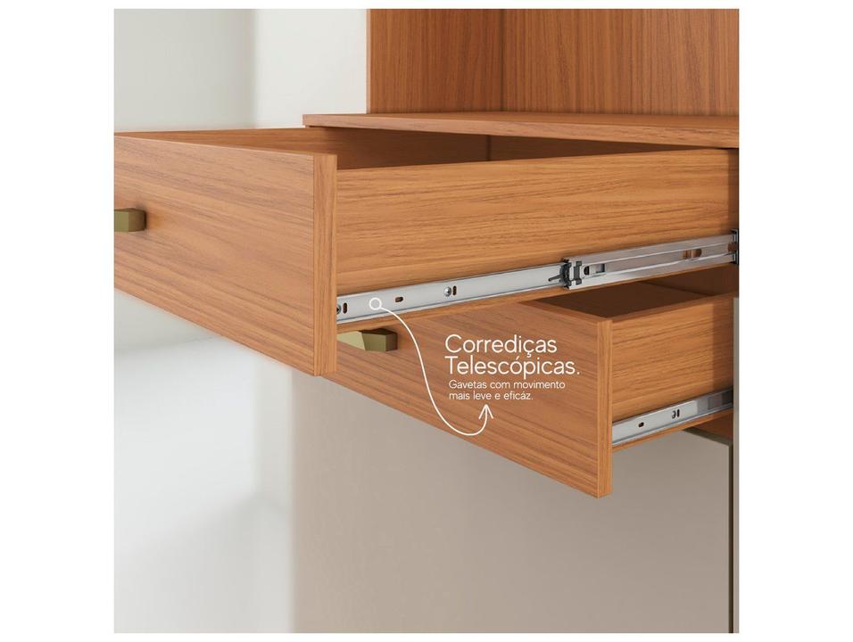 Balcão de Cozinha com tampo Aramóveis 3 Portas 1 Gaveta Prime - 2