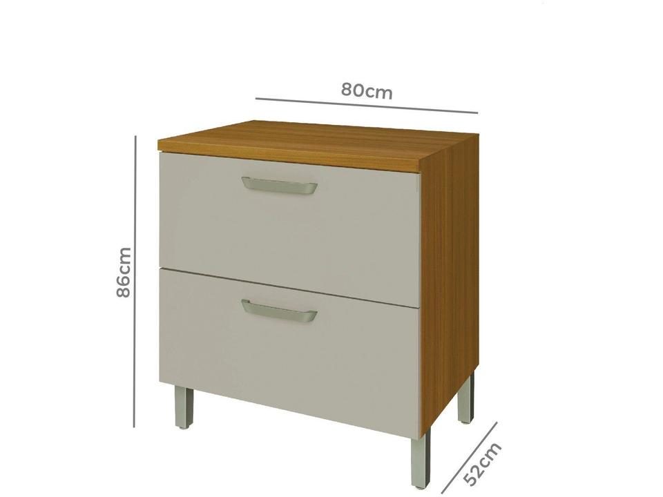 Balcão de Cozinha com Tampo Cozinhas Nesher - 5