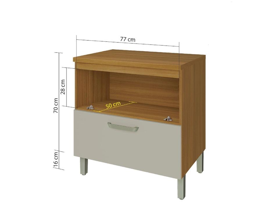 Balcão de Cozinha com Tampo Cozinhas Nesher - 4