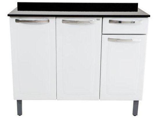 Balcão de Cozinha com Tampo Itatiaia Aço - 5