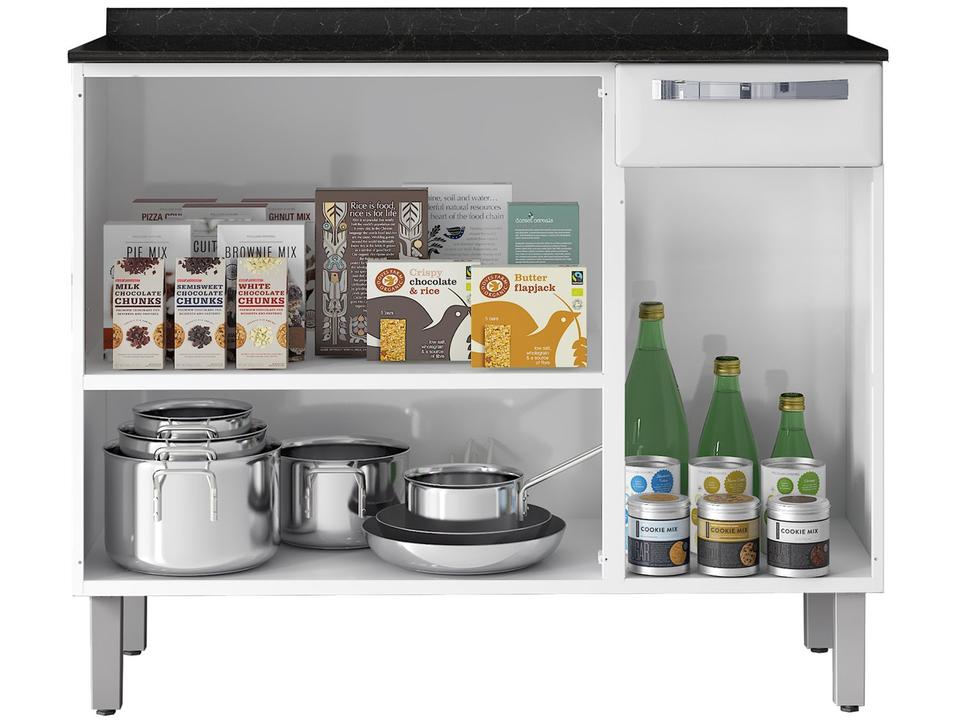 Balcão de Cozinha com Tampo Itatiaia Aço - 6