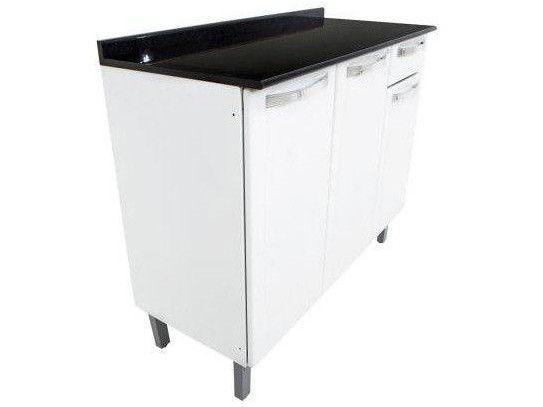 Balcão de Cozinha com Tampo Itatiaia Aço - 9