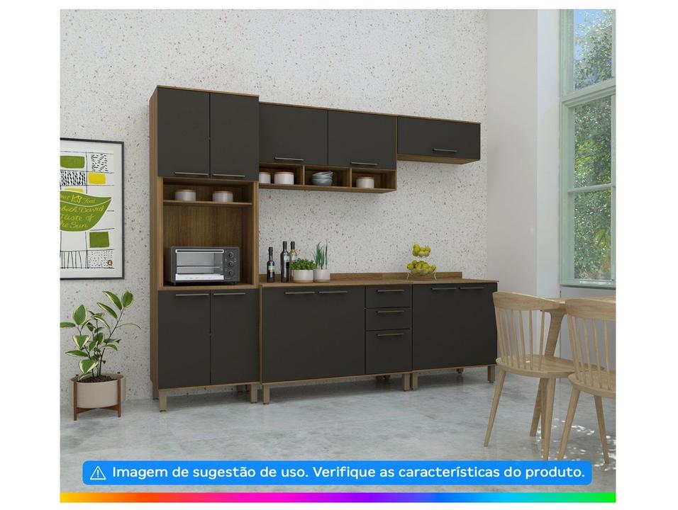 Balcão de Cozinha com Tampo Luciane 2 Portas Suíça - 5