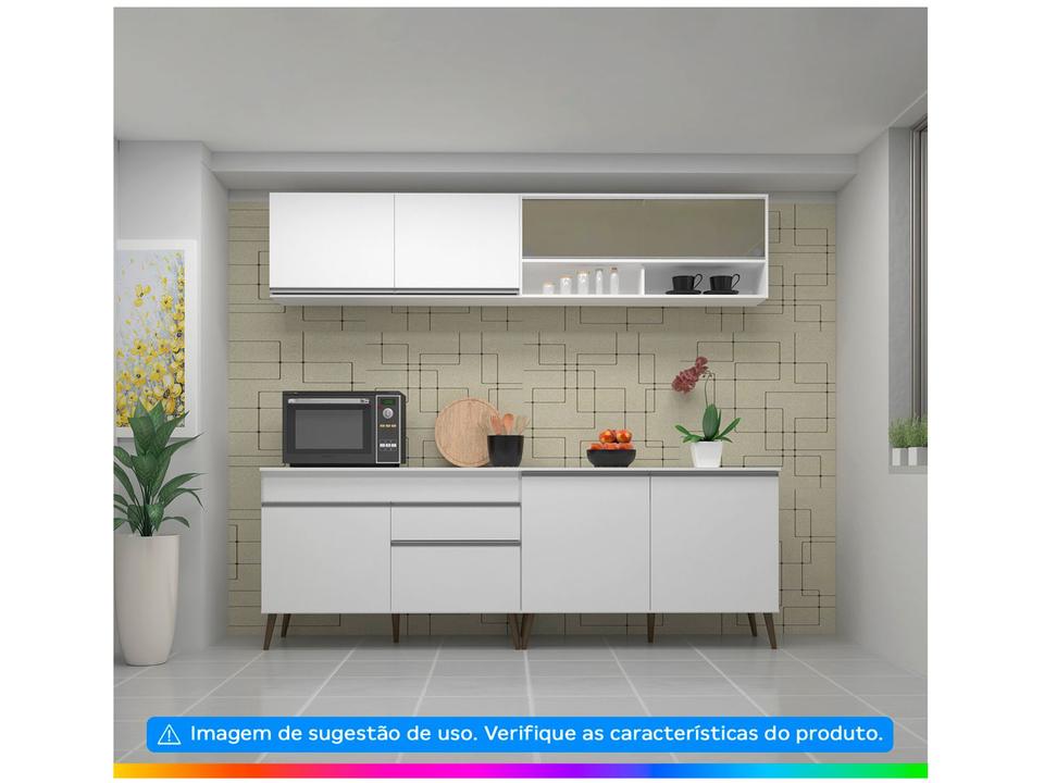 Balcão de Cozinha com Tampo para Pia Luciane - 4