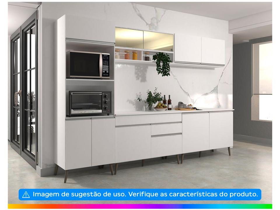 Balcão de Cozinha com Tampo para Pia Luciane - 5